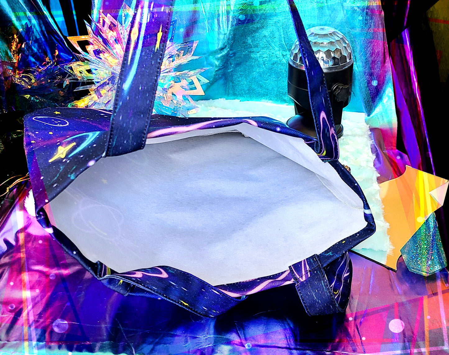 Printed Pattern  Neon Space | Tote bag