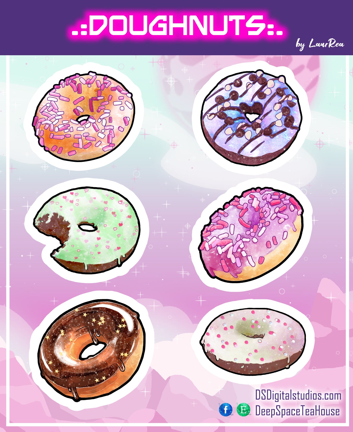 Doughnuts | Sticker Sheet